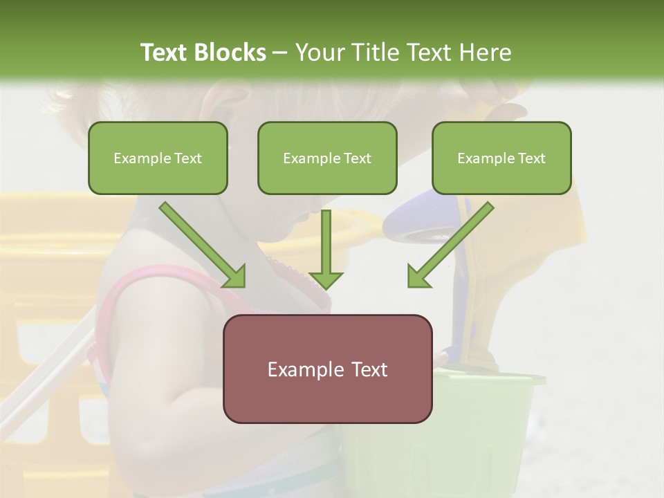 Adorable Toddler Person PowerPoint Template