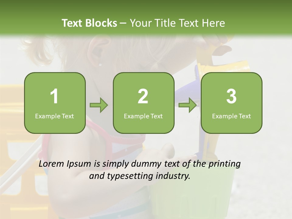 Adorable Toddler Person PowerPoint Template