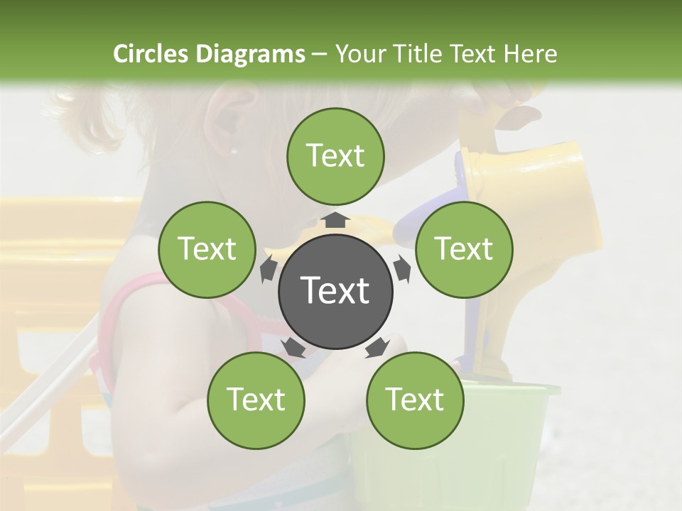 Adorable Toddler Person PowerPoint Template