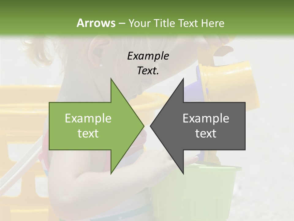 Adorable Toddler Person PowerPoint Template