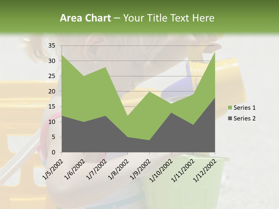 Adorable Toddler Person PowerPoint Template
