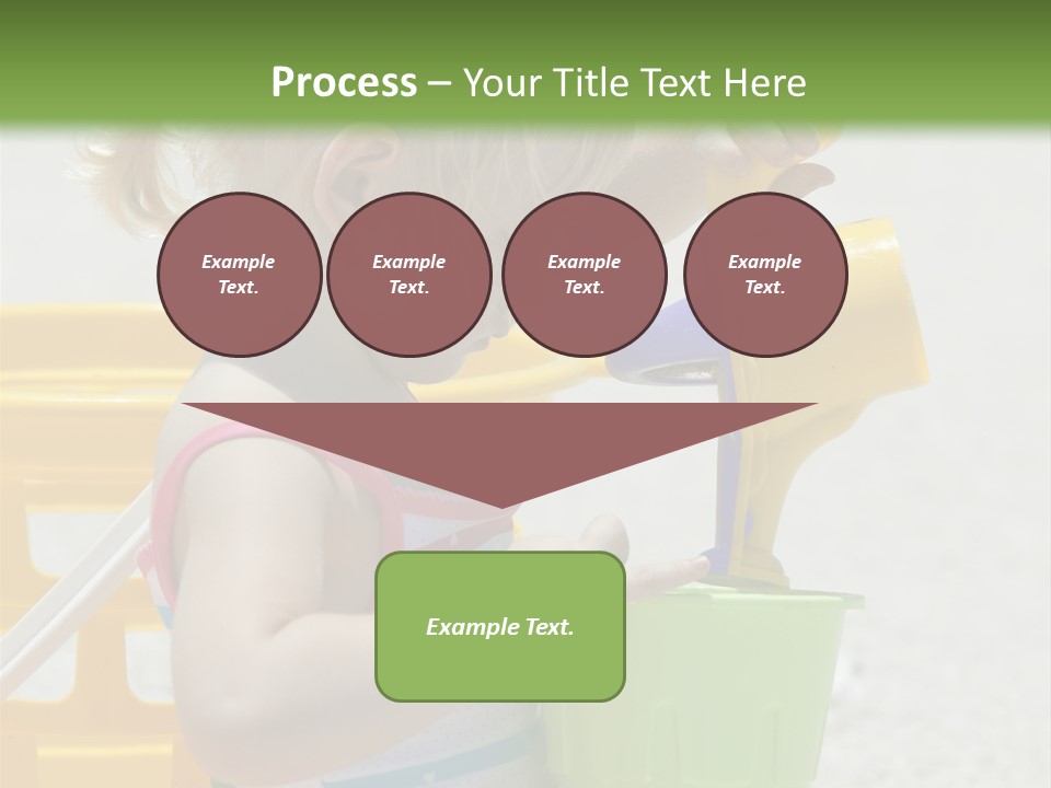 Adorable Toddler Person PowerPoint Template