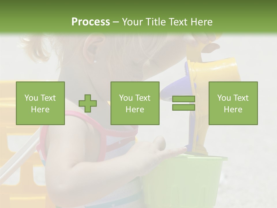 Adorable Toddler Person PowerPoint Template