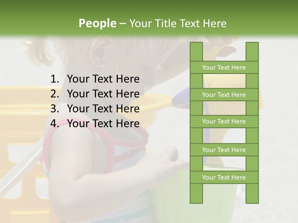 Adorable Toddler Person PowerPoint Template