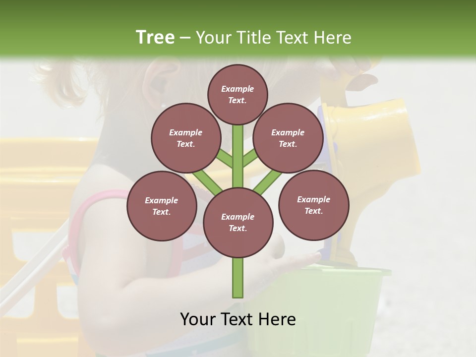 Adorable Toddler Person PowerPoint Template