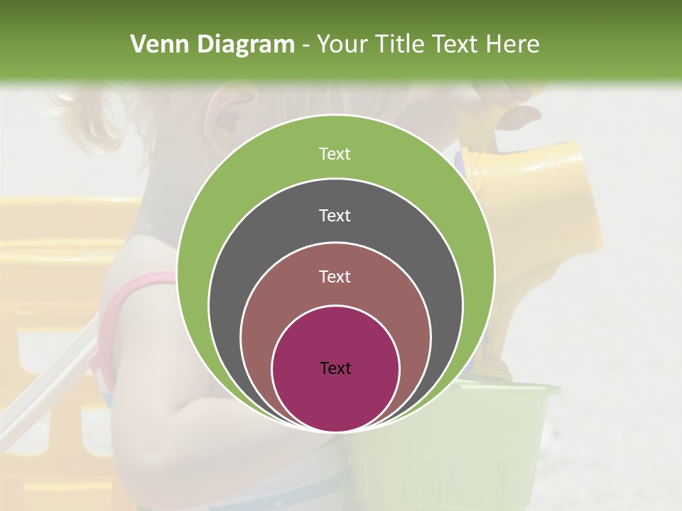 Adorable Toddler Person PowerPoint Template