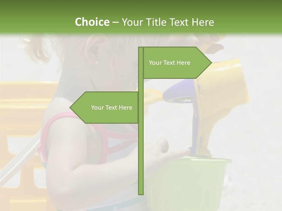 Adorable Toddler Person PowerPoint Template