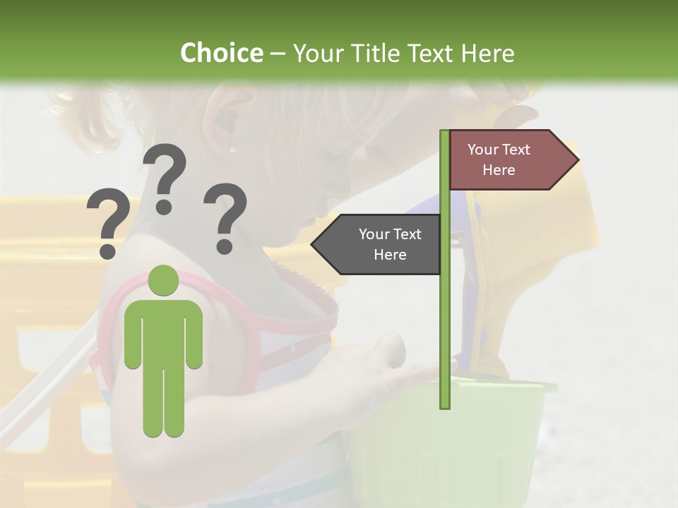 Adorable Toddler Person PowerPoint Template