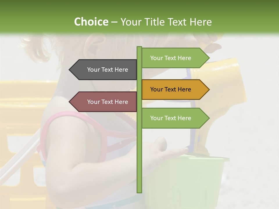 Adorable Toddler Person PowerPoint Template