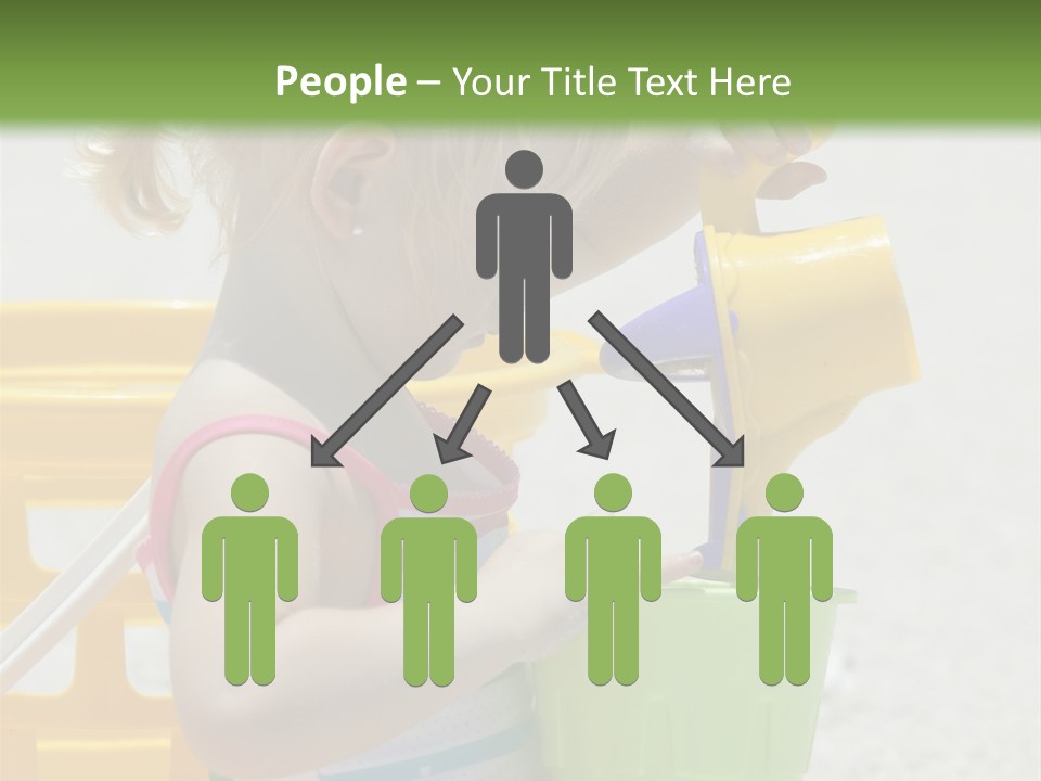 Adorable Toddler Person PowerPoint Template