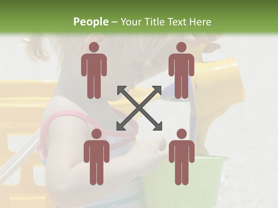 Adorable Toddler Person PowerPoint Template