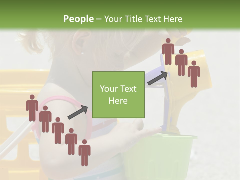 Adorable Toddler Person PowerPoint Template