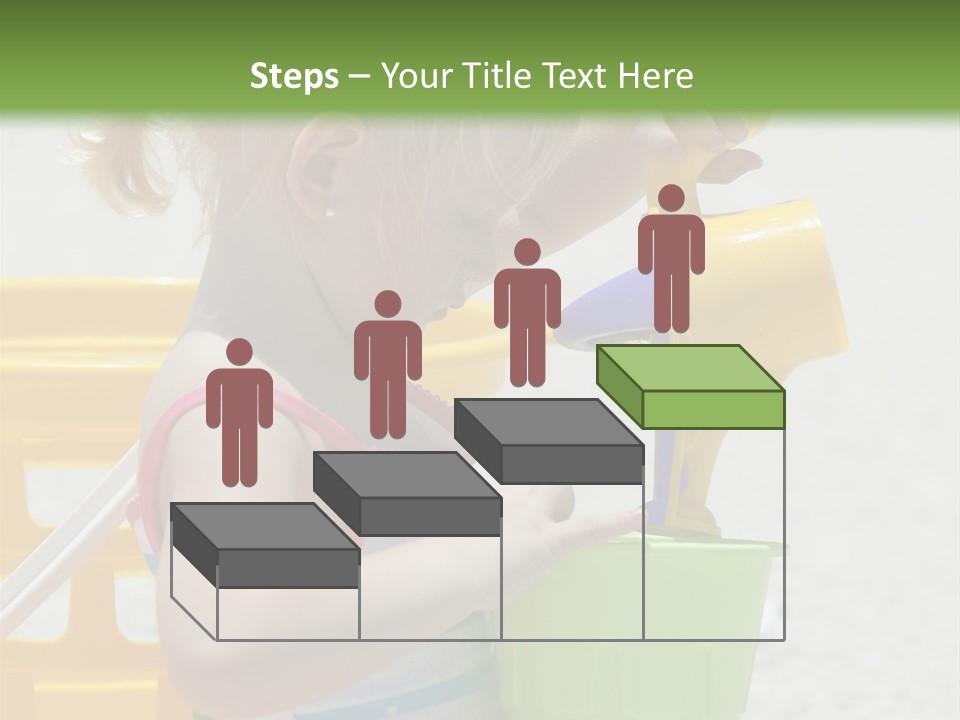 Adorable Toddler Person PowerPoint Template