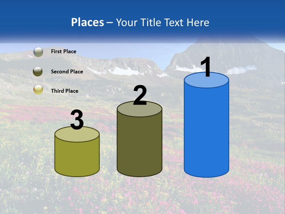 Meadow Blue Spring PowerPoint Template