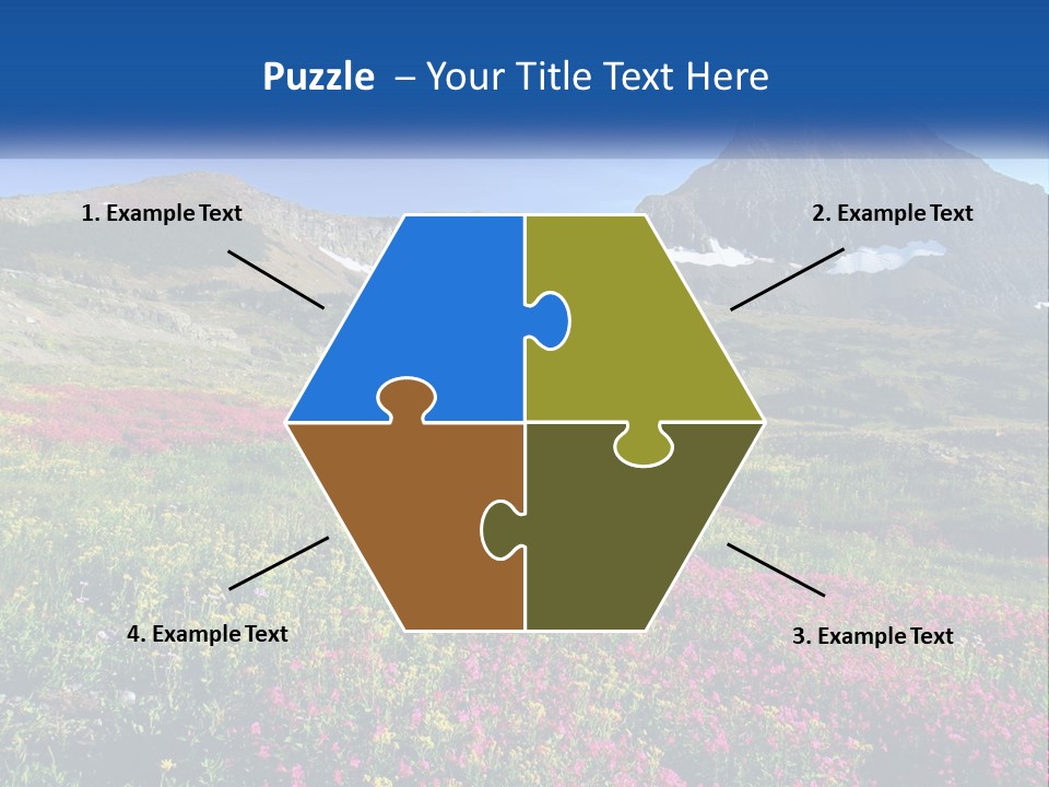 Meadow Blue Spring PowerPoint Template