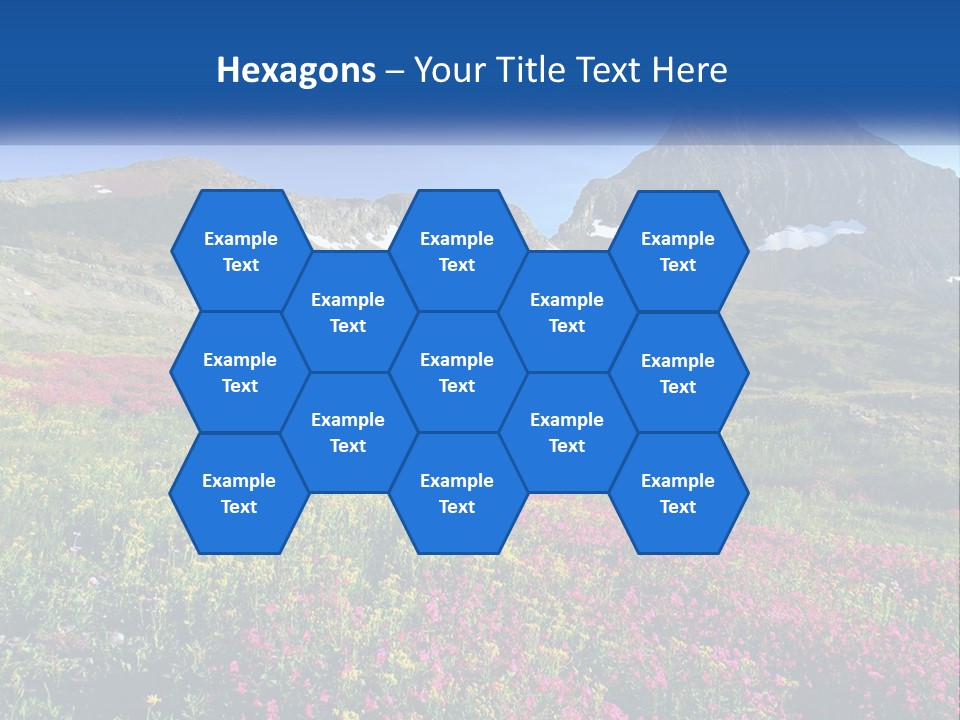 Meadow Blue Spring PowerPoint Template