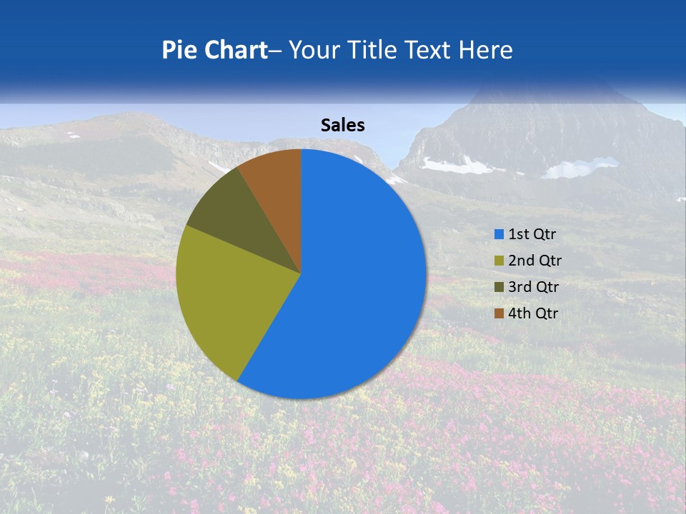 Meadow Blue Spring PowerPoint Template