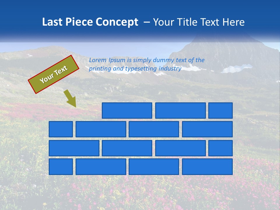 Meadow Blue Spring PowerPoint Template