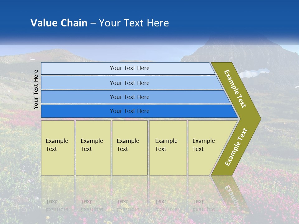 Meadow Blue Spring PowerPoint Template