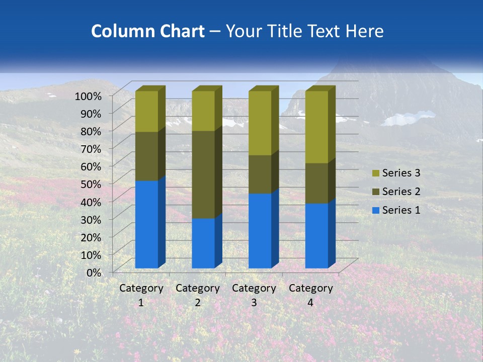 Meadow Blue Spring PowerPoint Template