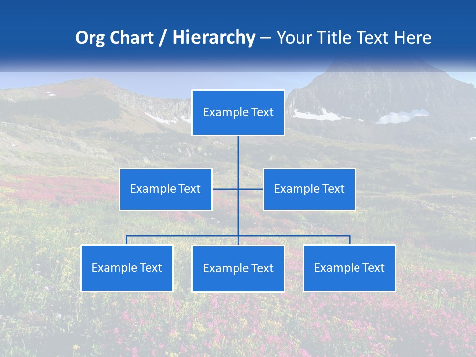 Meadow Blue Spring PowerPoint Template