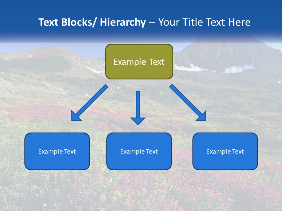 Meadow Blue Spring PowerPoint Template