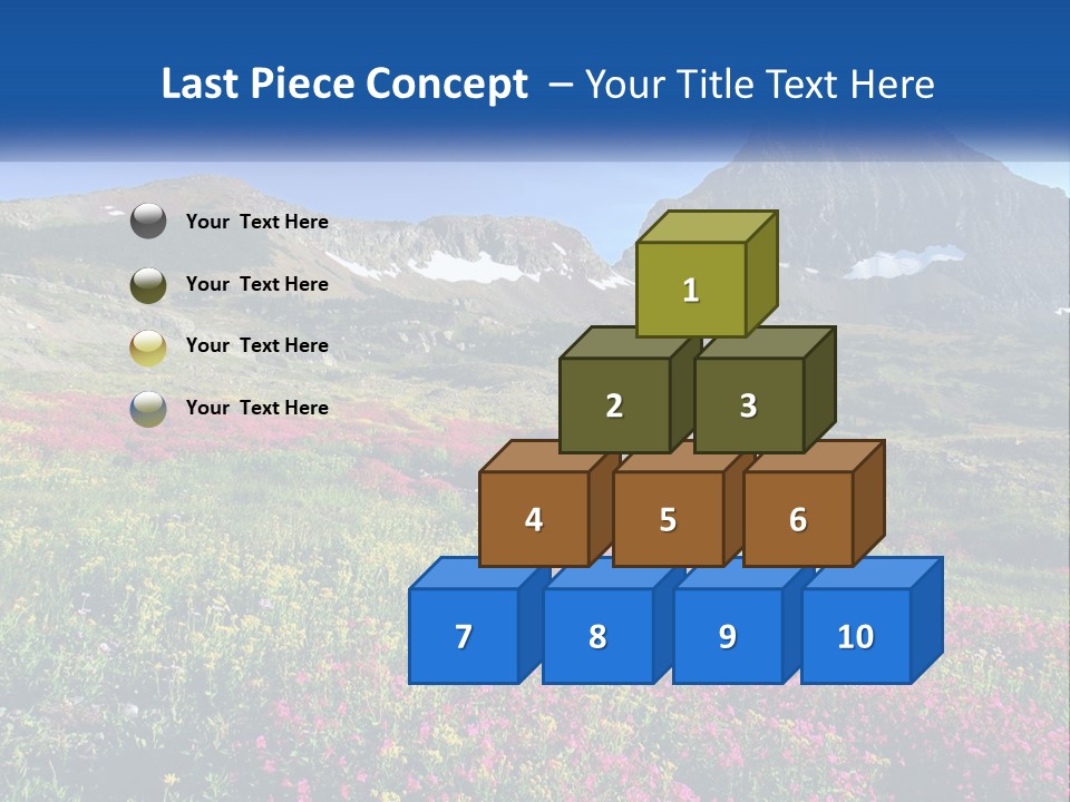 Meadow Blue Spring PowerPoint Template