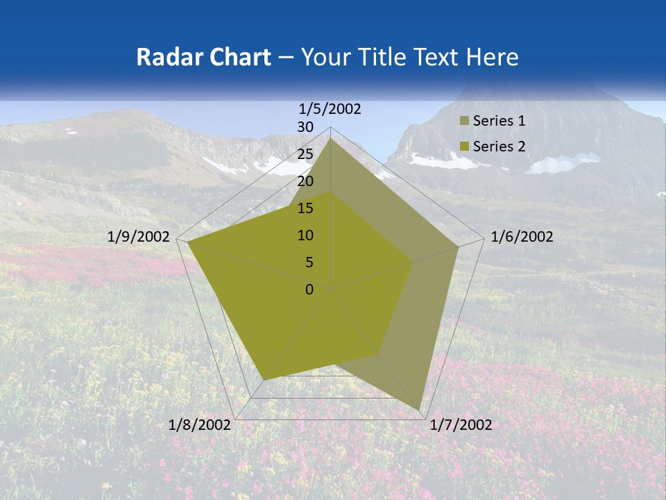 Meadow Blue Spring PowerPoint Template