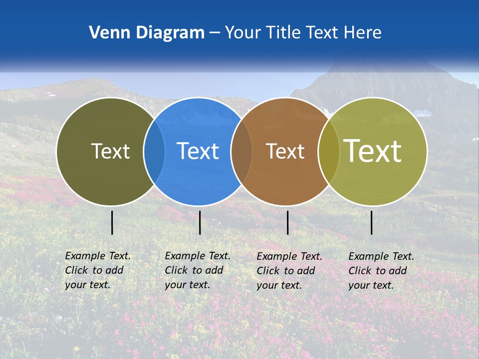 Meadow Blue Spring PowerPoint Template