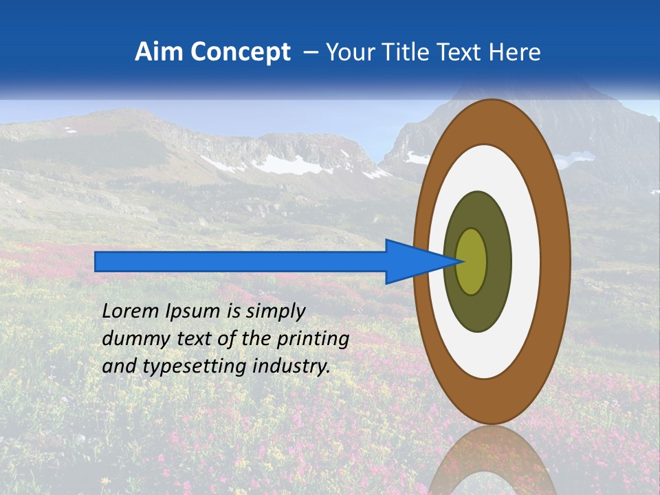 Meadow Blue Spring PowerPoint Template