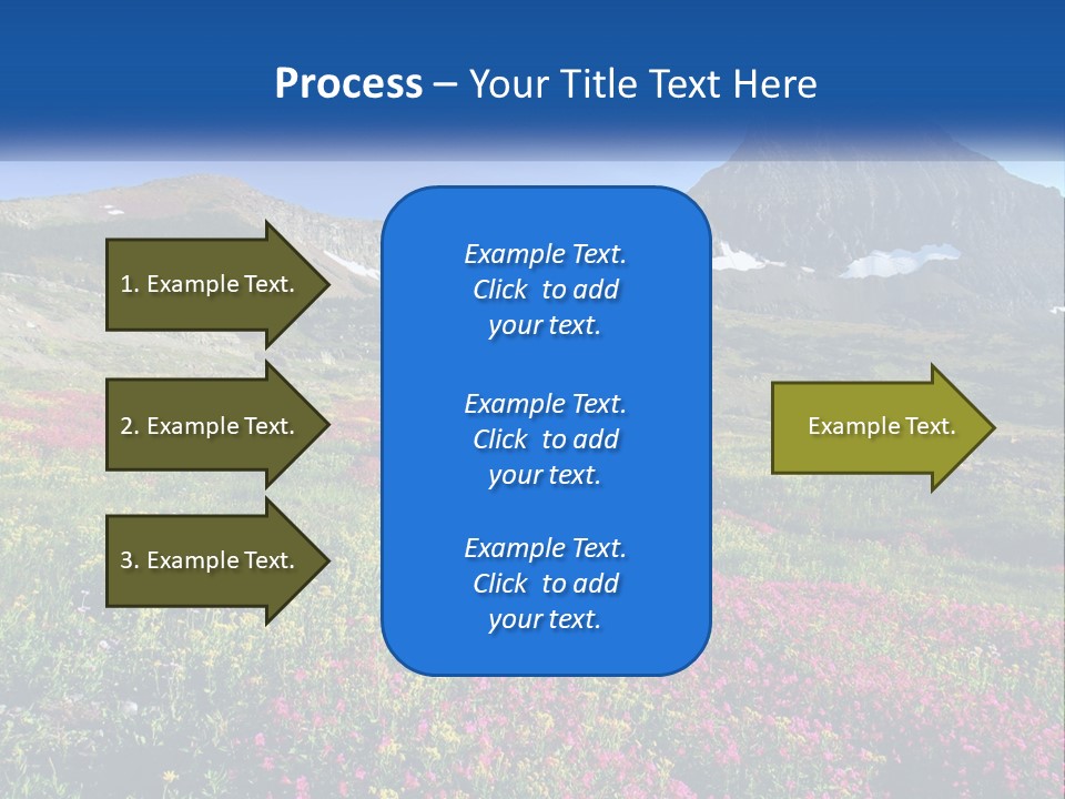 Meadow Blue Spring PowerPoint Template