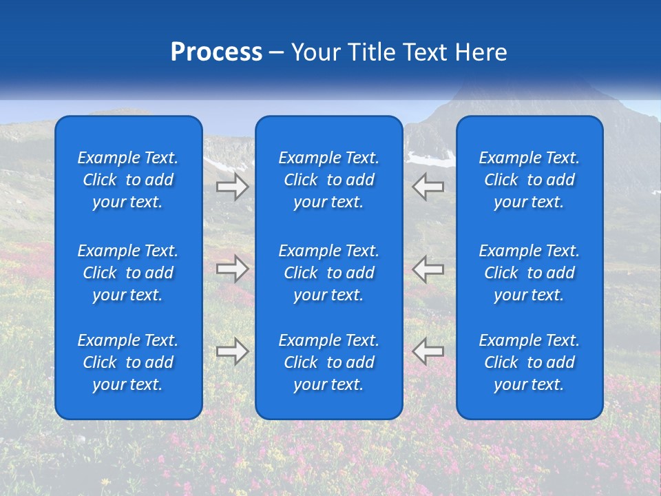 Meadow Blue Spring PowerPoint Template