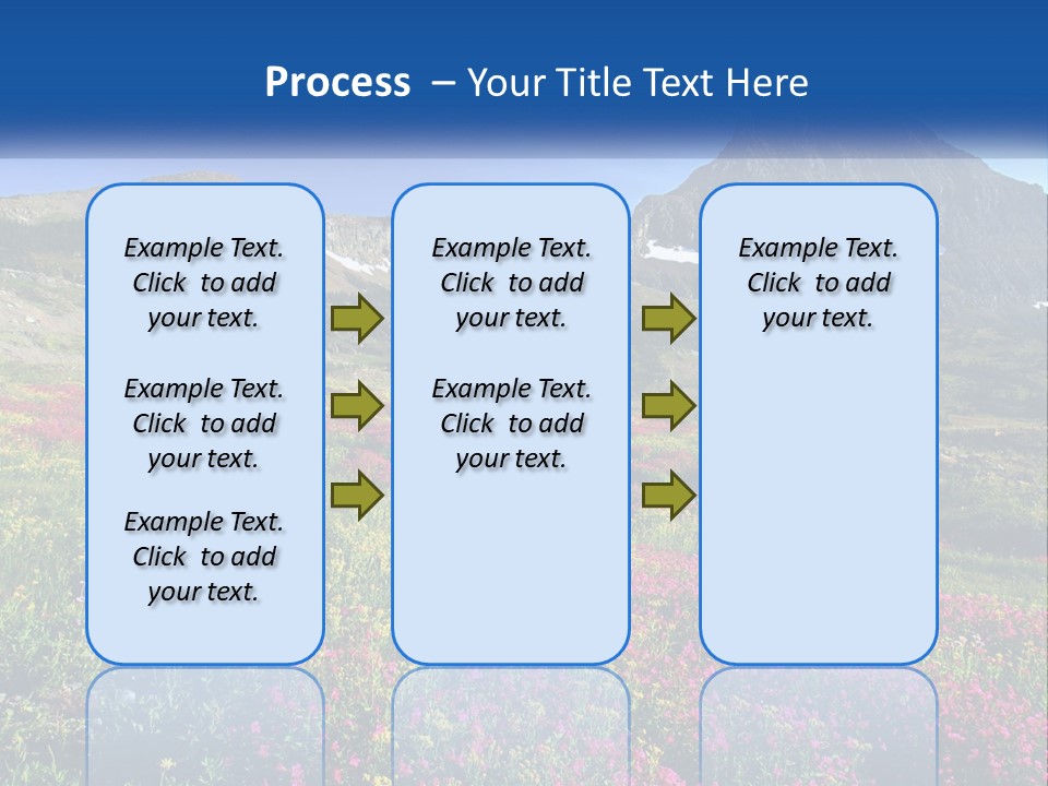Meadow Blue Spring PowerPoint Template