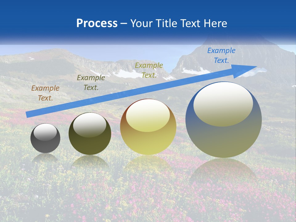 Meadow Blue Spring PowerPoint Template