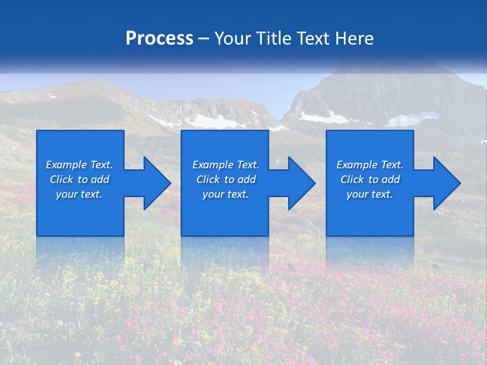 Meadow Blue Spring PowerPoint Template