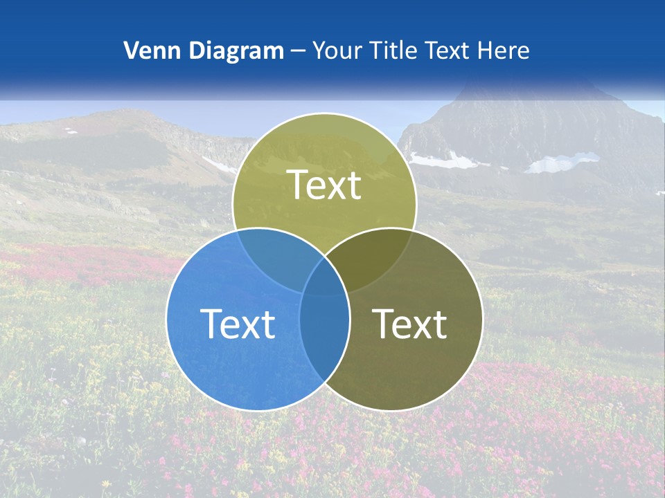 Meadow Blue Spring PowerPoint Template