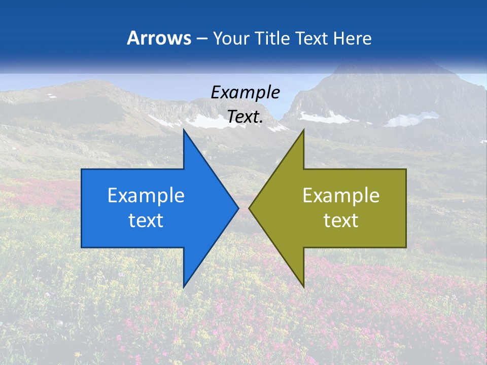 Meadow Blue Spring PowerPoint Template