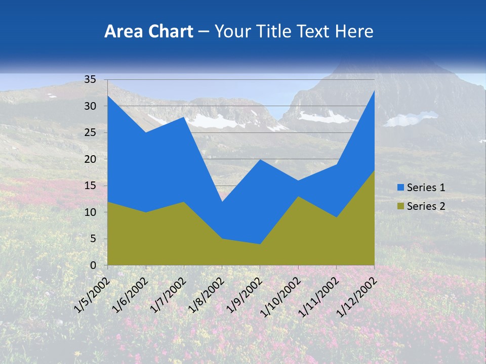 Meadow Blue Spring PowerPoint Template