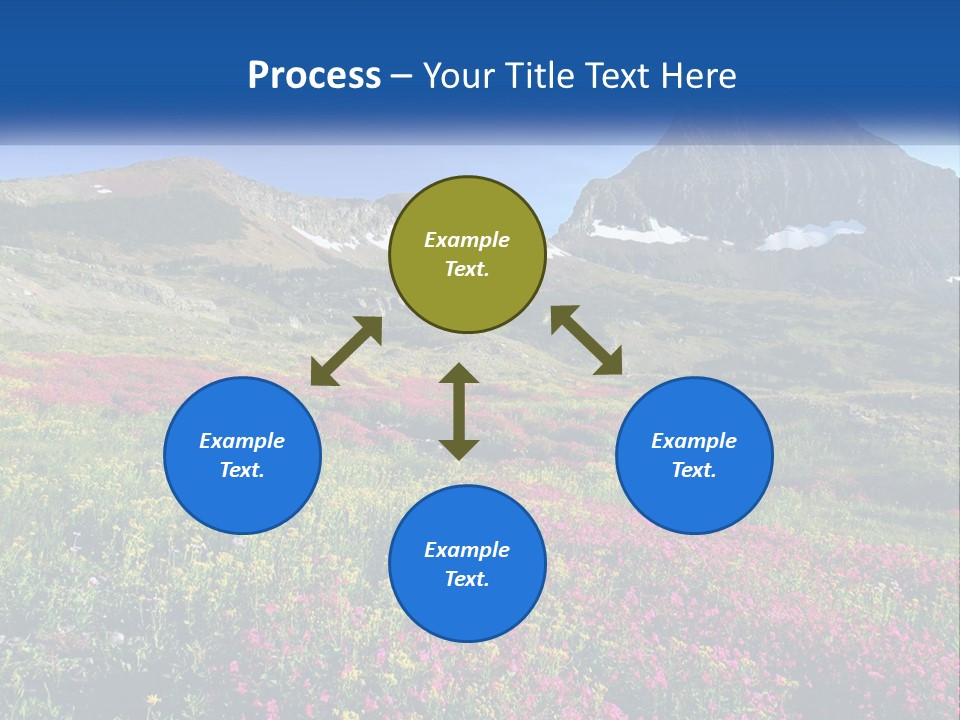 Meadow Blue Spring PowerPoint Template