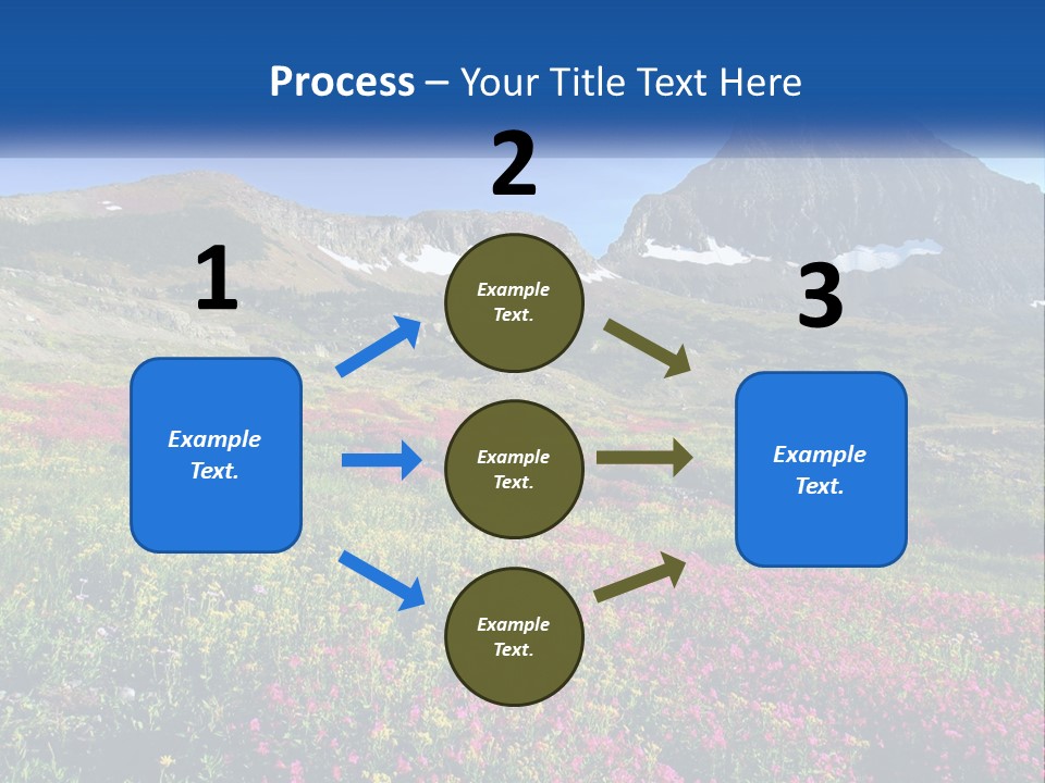 Meadow Blue Spring PowerPoint Template