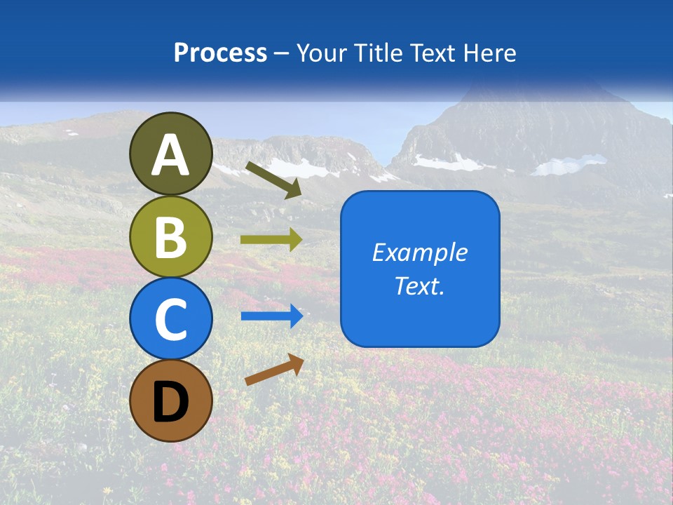 Meadow Blue Spring PowerPoint Template