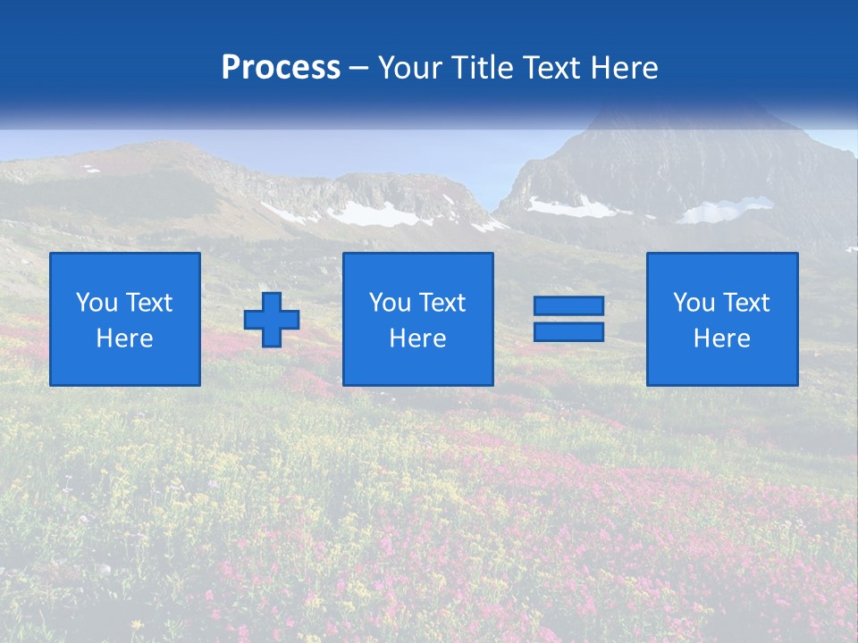 Meadow Blue Spring PowerPoint Template