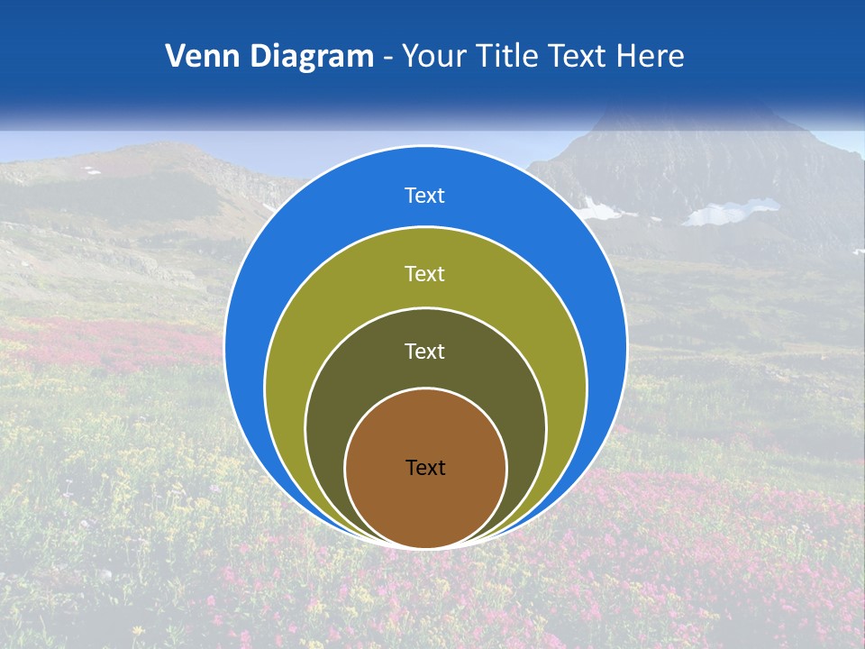 Meadow Blue Spring PowerPoint Template