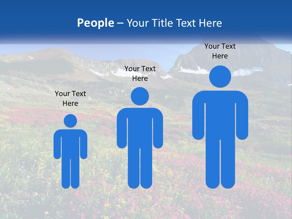 Meadow Blue Spring PowerPoint Template