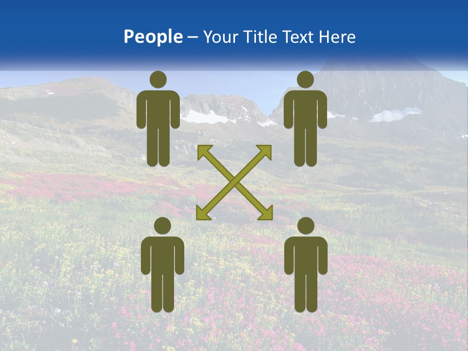 Meadow Blue Spring PowerPoint Template