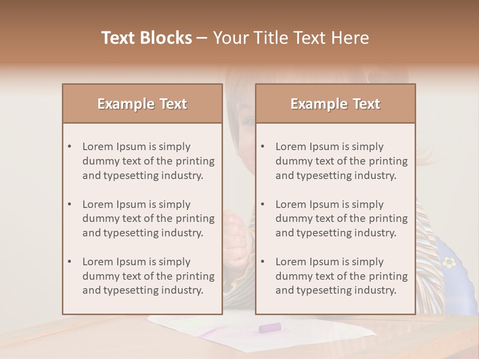 Moppet Girl Bint PowerPoint Template