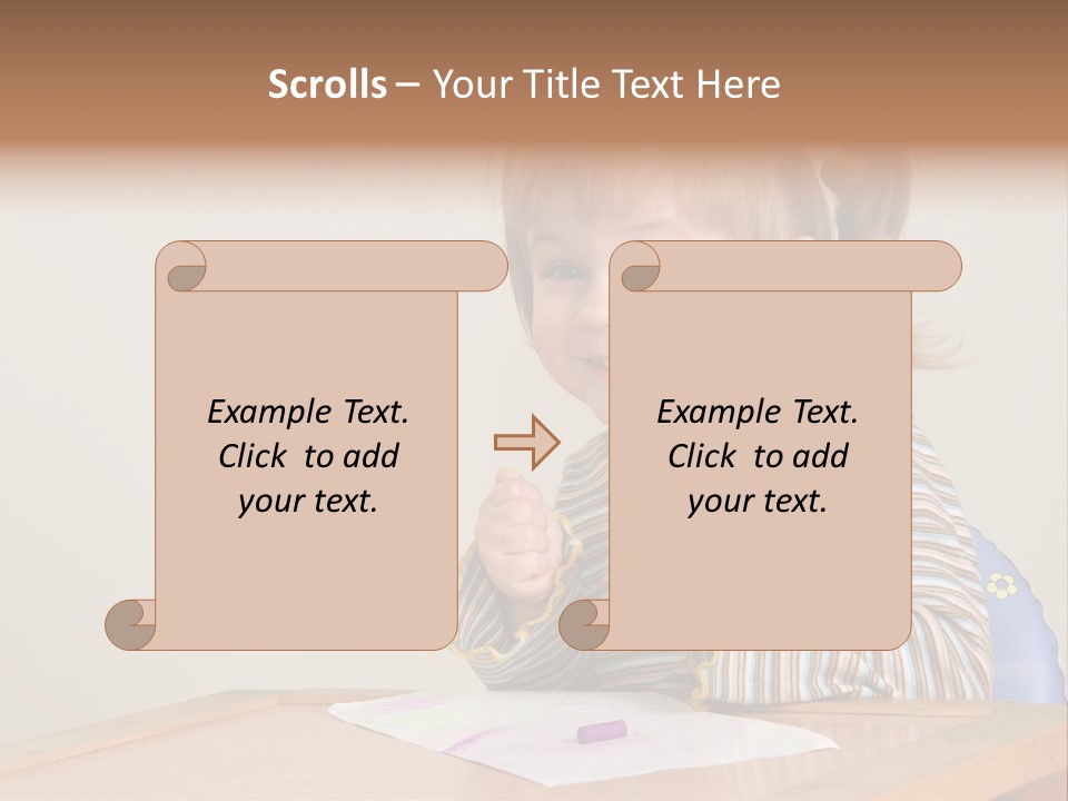 Moppet Girl Bint PowerPoint Template