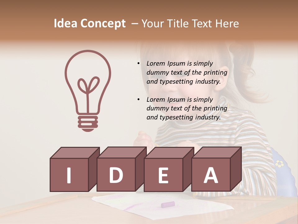 Moppet Girl Bint PowerPoint Template