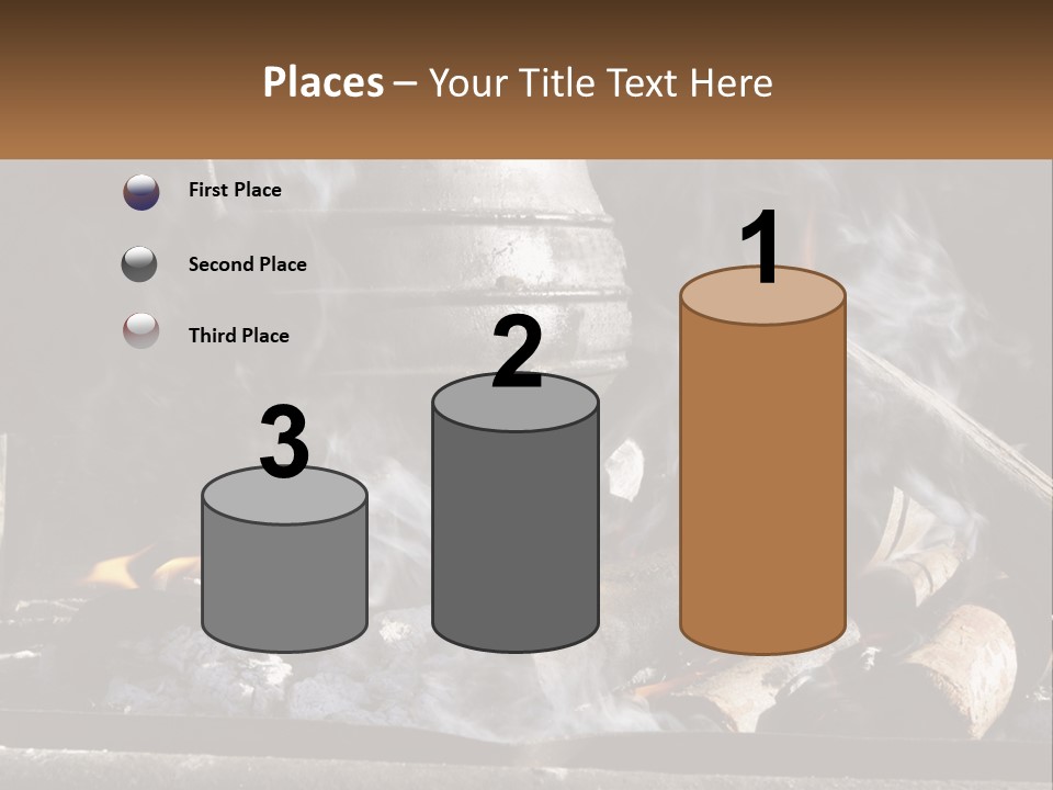 Iron Fireside South Africa PowerPoint Template