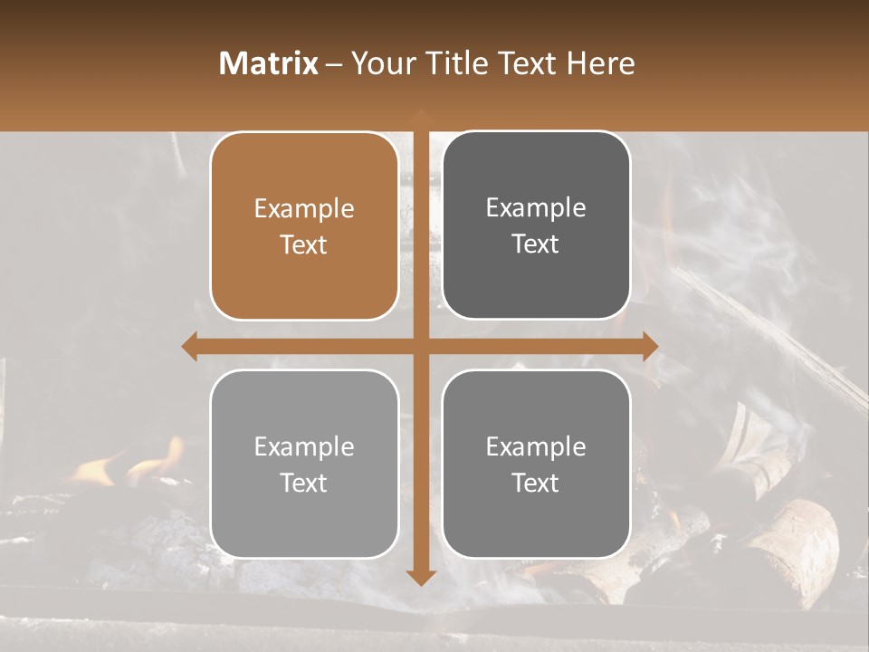 Iron Fireside South Africa PowerPoint Template